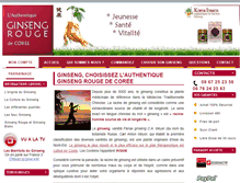 Tablet Screenshot of ginseng-rouge.fr